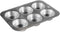 Nordic Ware Naturals Compact Muffin Pan - Natural Uncoated Aluminum, Toaster Oven Safe