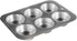 Nordic Ware Naturals Compact Muffin Pan - Natural Uncoated Aluminum, Toaster Oven Safe