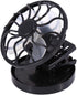 Electric Mini Solar Fan, Air Conditioner Cooling Cell Fan, Clip on Visor or Handheld, Works Only in Direct Sun