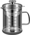 BinaryABC Yogurt Strainer,Nut Milk Strainer,Juice Food Strainer,Glass Teapot with Mesh Strainer,Stainless Steel Iced