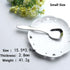 Set of 3 Stainless Steel Soup Spoons, Table Spoons, Dinner Spoons, Special Square Design