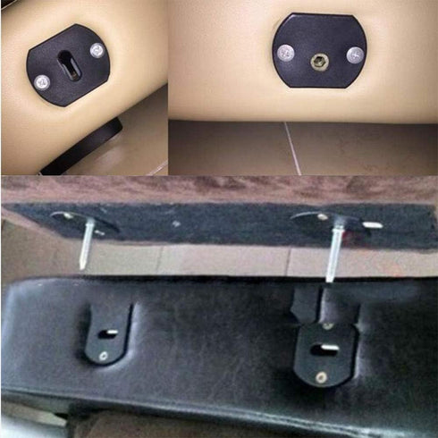 E-Outstanding Pin Style Sofa Connector, 4 Sets Black Sofa Couch Sectional Furniture Hardware Accessories