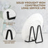 Plate Holder Easel Display Stand - 4.5 inch Metal Plate Stands for Display, Black Iron Easels for Pictures, Photo