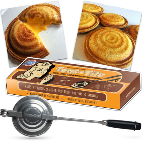 Sandwich Grill - Handheld Pie Iron, Sandwich Maker for Hot Sandwiches and Pies