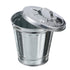 Mini Desktop Trash Can with Lid, Tiny Metal Garbage Can for Home Office Countertop
