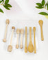 8Pcs Wooden Honey Dipper Sticks and Spoon - Wooden Spoon for Honey Sticks Spreading & Scooping Used in Kitchens