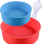 Round Silicone Cake Mold Baking Pan - 6 Inch and 8 Inch Set of 2, BPA Free Kitchen Baking Tool