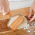 Small Rolling Pin, Wooden Dough Roller, Non-Stick Pizza Roller, Dough Baker Roller Set for Home Kitchen Baking