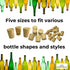 Jelinek Cork Assorted Size Tapered Stoppers, 45 Pcs
