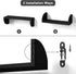SRIWATANA Floating Shelves Wall Mounted - Solid Wood Bookshelves Set of 3 for Bedroom, Living Room, Bathroom