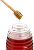 HIC Kitchen Glass Honey Jar with Lid and Honey Dipper, Borosilicate Glass and Beechwood
