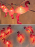 SUNSGNE Pink Flamingo String Lights, Cute Fun Decor for Indoor Home Bedroom Birthday