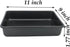 Small Baking Pans 11x9 Inch 2Pcs Mini Cookie Sheets Toaster Oven Tray Nonstick Thicken Brushed Carbon Steel No Warp Magnetic 1 to 2 Person Bakeware by HYTK by HYTK