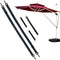 Wind Stabilizer Straps for Large Outdoor Umbrella, Adjustable and Reusable Cantilever Parasol Straps