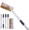 LAKIDOGS Aluminum Pizza Oven Brush, Grill Brush, Wire Brushes, with Scraper and 4