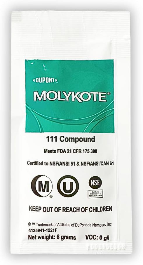 Cafelat Gasket for E61 Espresso Machines, 8mm with Molykote 111 Grease, Compatible with Various Brands