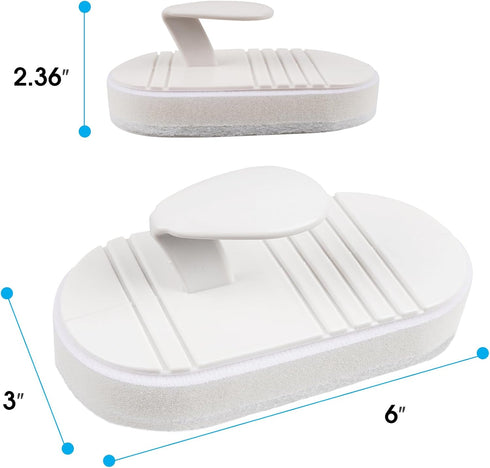 5 Pack TidyMister Hot Tub & Spa Scrub Pad Flexible Handheld Non-Scratch Scouring Pads, Pool Tile & Surface Cleaning
