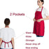 16 2 BBQ(16, PCS Plain Color Bib Adult Apron for Women Men with Pockets Waterproof Apron for Kitchen Cooking Drawing