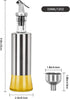 Set 2Pack, 12 Oz (2PCS onlyfire Olive Oil and Vinegar Dispenser - Stainless Steel Oil Bottles Dispenser for Kitchen
