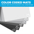 Extra Thick Flexible Plastic Cutting Board Mats with Food Icons, Set of 6, Dishwasher Safe
