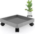 Sanbege Plant Caddy with Wheels, 11" Square Plant Pallet, Plant Pot Trolley (Grey)