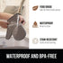 Gorilla Grip Heat and Slip Resistant Silicone Oven Mitts Set, 14.5 in, Gray