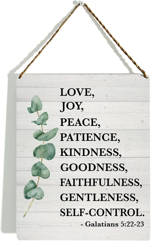 KongMoTree Fruit of the Spirit Wall Art Sign, Fruit of the Spirit Sign,