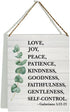 KongMoTree Fruit of the Spirit Wall Art Sign, Fruit of the Spirit Sign,