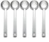Timoo Coffee Measuring Scoop 1 Tablespoon Long Handle Stainless Steel Spoon for Coffee, Milk Powder, Fruit Powder, Set