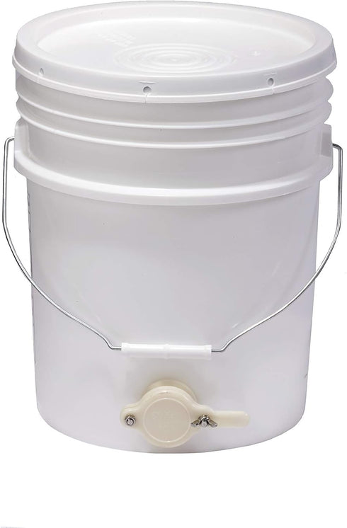 Little Giant Plastic Honey Bucket with Gate | Beekeeping Supplies | Honey