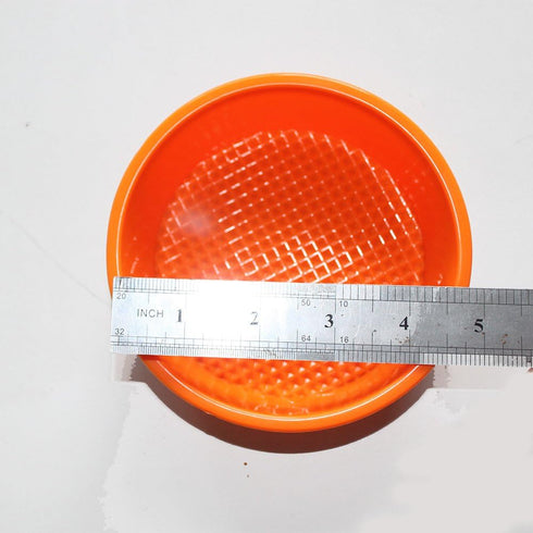X-Haibei 2pcs Flexible 4.5 inch Mini Round Cake Bread Mold Baking Pan for Sandwiches, Hamburgers Maker