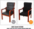Deisy Dee Black Stretch Slipcovers for Mid Century Arm Chairs - Perfect Fit Accent Chair Covers