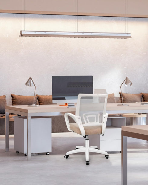 NEO CHAIR Office Desk Computer Chair Ergonomic Mesh Gaming Cushion Seat with Comfy Lumbar Mid Back Support Adjustable