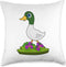 Duck Inline Skating Roller Skates Sports Throw Pillow