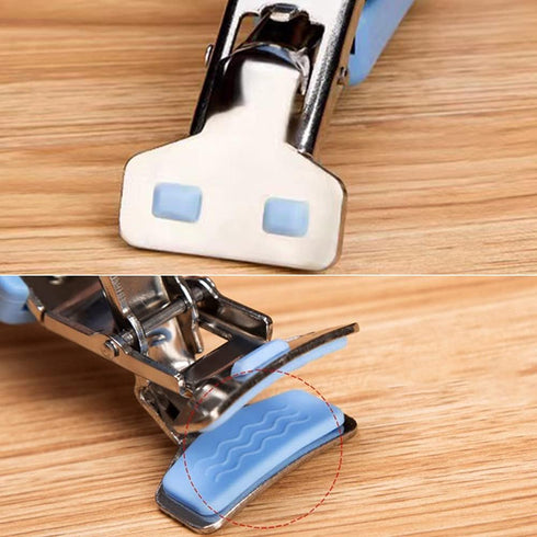 2 Pack Bowl Clip, Stainless Steel Gripper Clips for Moving Hot Plates or Bowls from Microwave, Oven, Air Fryer (2pcs)