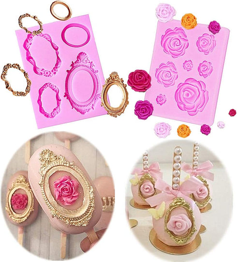 JeVenis Rose Cake Pop Mold - Cake and Cupcake Decoration Tool