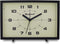 Analog Alarm Clock, 6 inch Silent Non Ticking Small Clock with Night