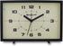 Analog Alarm Clock, 6 inch Silent Non Ticking Small Clock with Night