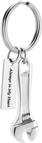 shajwo Wrench Urn Necklace for Ashes, Stainless Steel Hammer Cremation Jewelry Pendant for Women Men
