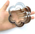 LILIAO Flower Cookie Cutters - 3 Sizes: Large 3.7", Medium 3.3", Small 2.6" - Stainless Steel