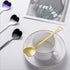 jinyatu 8 Pieces Stainless Steel Dessert Spoon Creative Cute Heart Shaped Espresso Spoons for Cake Tea Sugar Ice Cream