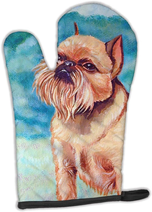 Caroline's Treasures 7016OVMT Brussels Griffon Oven Mitt - Heat Resistant Thick Mitt for Hot Pans, Kitchen Cooking Glove
