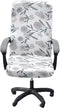 CRFATOP Stretch Computer Office Chair Cover with Durable Zipper, Universal High Back Chair Slipcover