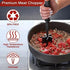 Meat Chopper and Smasher for Ground Beef and Potatoes, Nylon Construction, Non Stick Mix Chopper (Black)