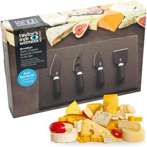 Set Slate Cheese Board and Knife