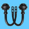 Curtain Holdbacks - 2Pcs Wall Mounted Tiebacks with Screws, Decorative Holders for Bedroom Living Room Office, Black