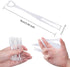 YEAJOIN 300PCS Disposable Plastic Fruit Forks, Mini Cake Forks, Tasting Appetizer Cocktail Picks for Small Desserts