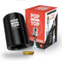 Pop-the-Top Beer Bottle Opener (Black) - Automatic Cap Remover, Push Down Bar Tool, Fun Gadget
