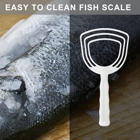BOLEX Professional Bone Dust Scraper, White Poly Square Meat Scraper, 2 Pack for Kitchen Catering
