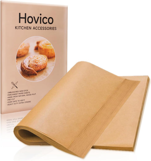 130PCS Parchment Paper Baking Sheets, 13 x 9 In, Precut Non-Stick for Baking, Grilling, Air Fryer